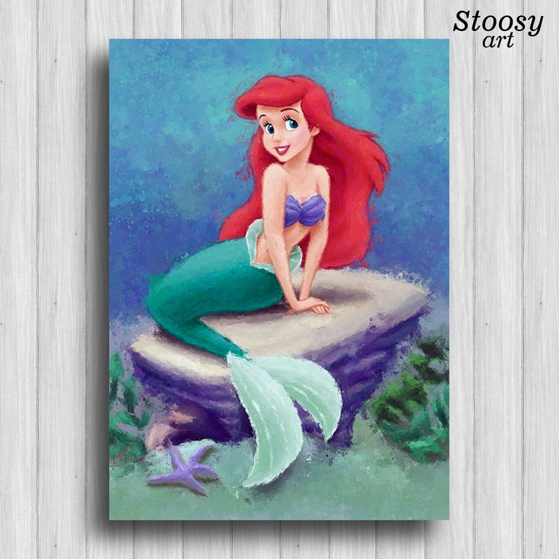 Disney Princess Prints Set Of 3 Jasmine Little Mermaid