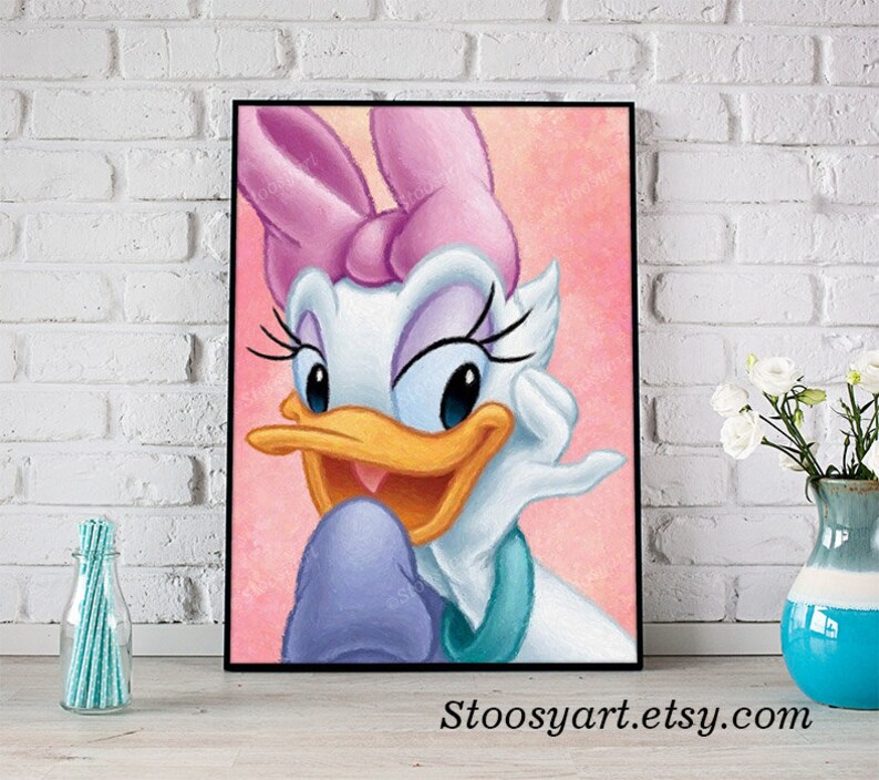 Daisy duck disney poster daisy duck Character Disney Daisy Duck Pillowcase