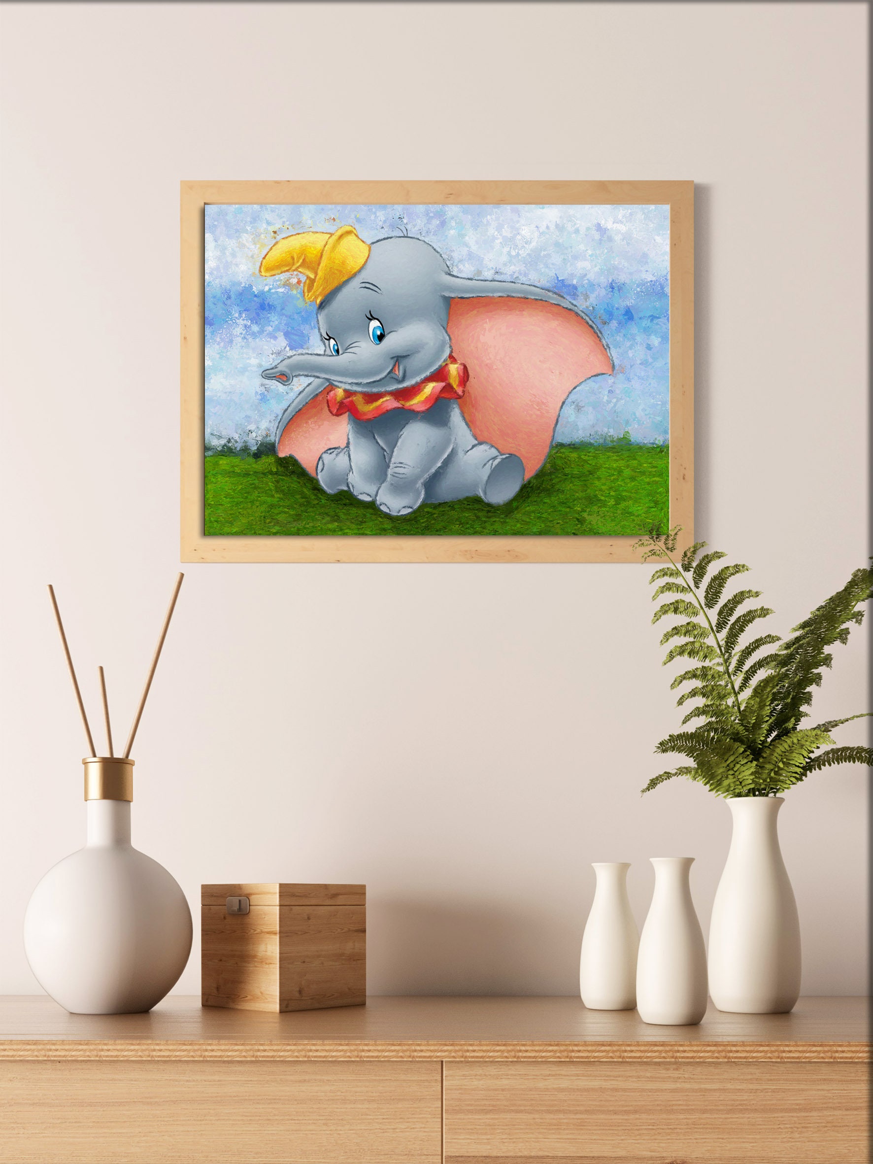 dumbo print dumbo wall decor disney wall decor disney nursery Etsy