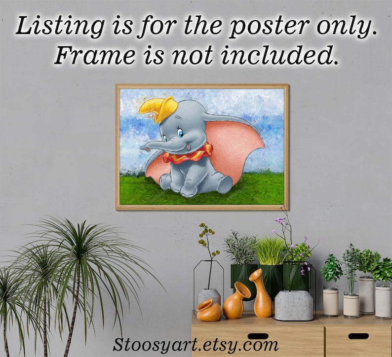Dumbo print dumbo wall decor disney wall decor disney nursery Etsy