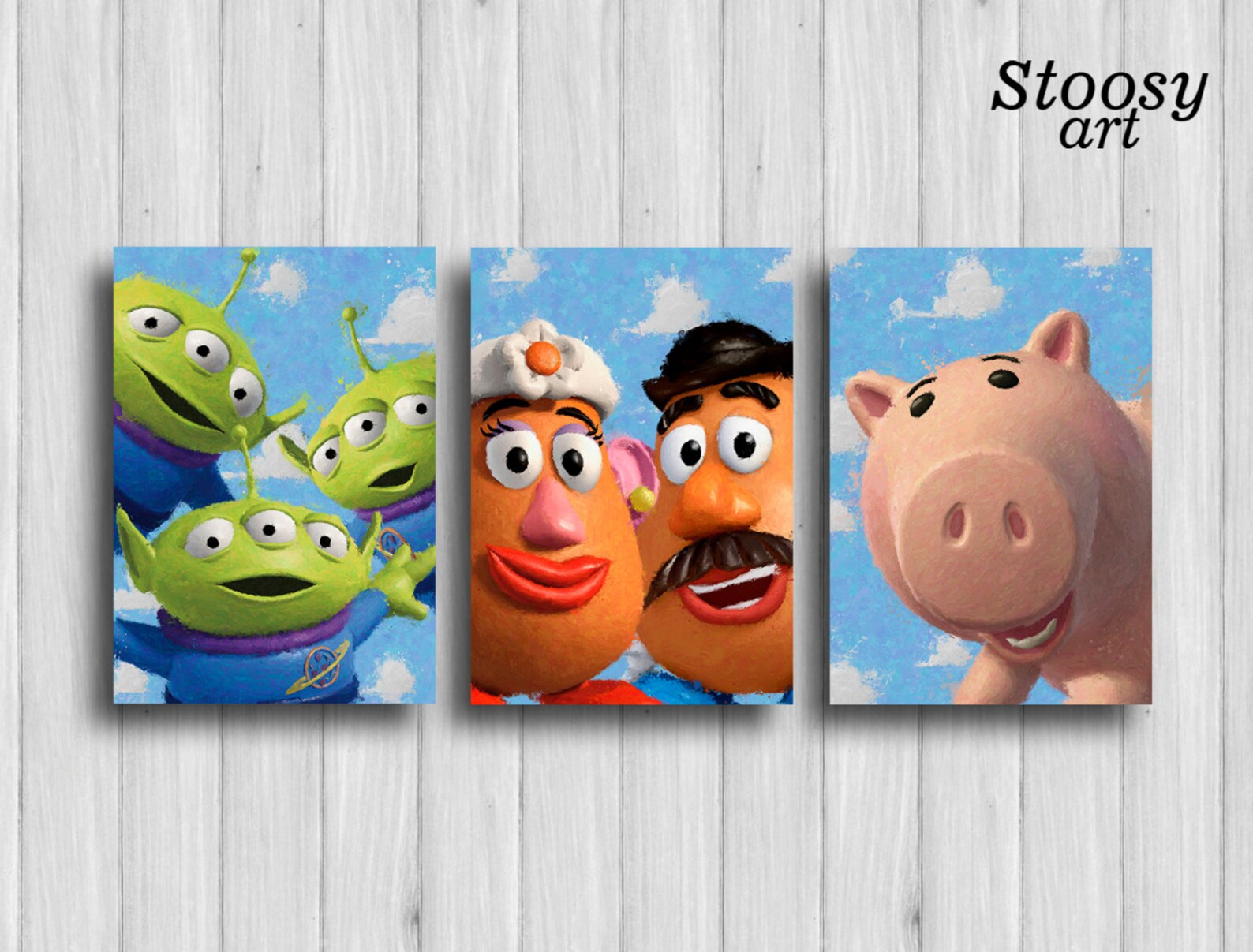 Toy story print set of 9 toy story room poster disney decor Etsy