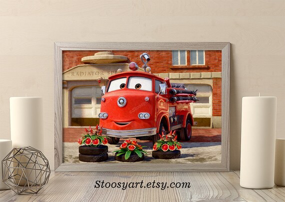 fire truck disney cars