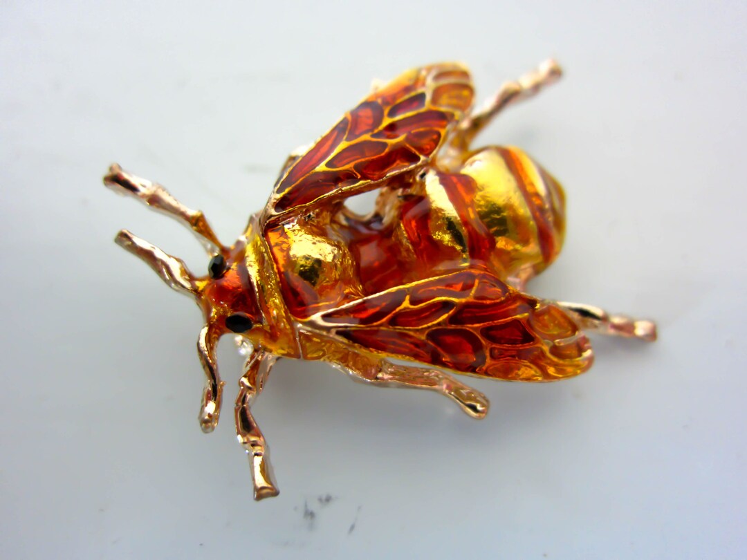 Broche Abeille En Alliage Et Strass - Pour Femme, Fille, Personnalité, Maternelle