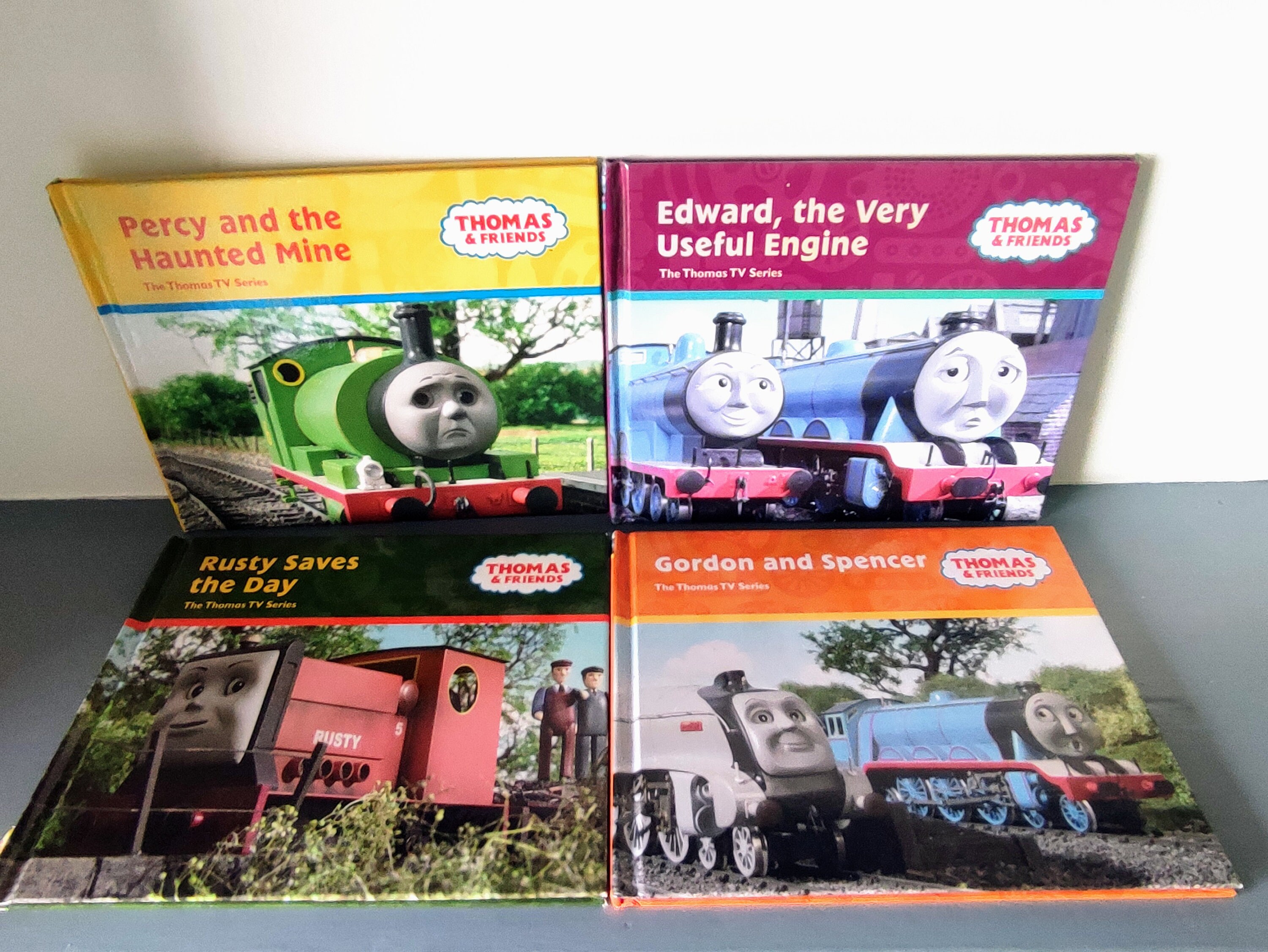 Thomas The Tank Engine Watercolour Splash Set Of 4 Prints Wall Art Poster