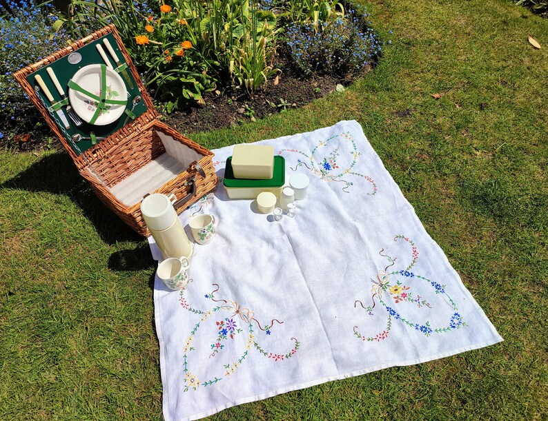 Vintage Brexton Picnic Basket Picnic Hamper Vintage Car Etsy UK