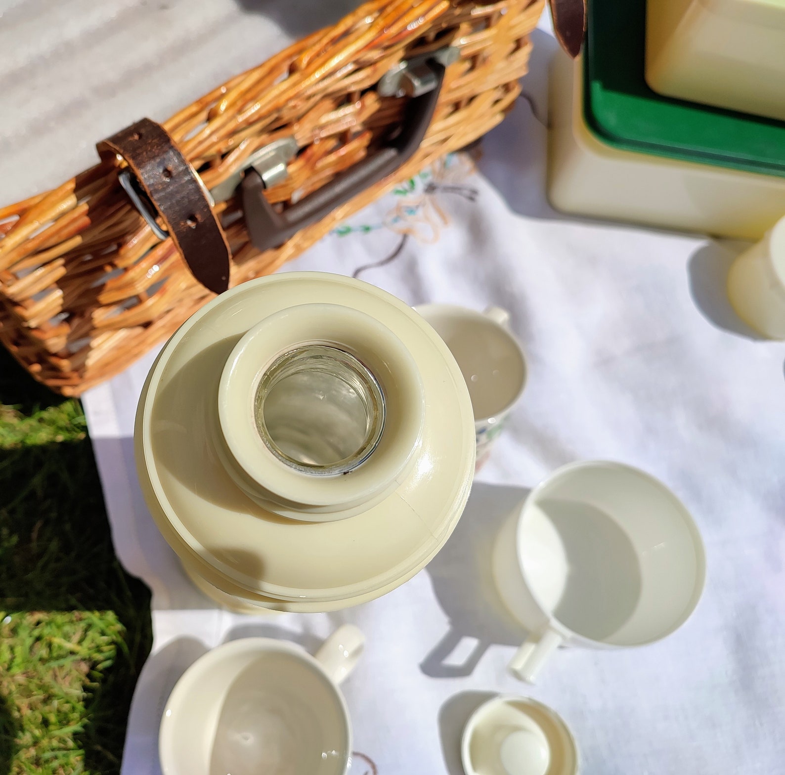 Vintage Brexton Picnic Basket Picnic Hamper Vintage Car Etsy UK