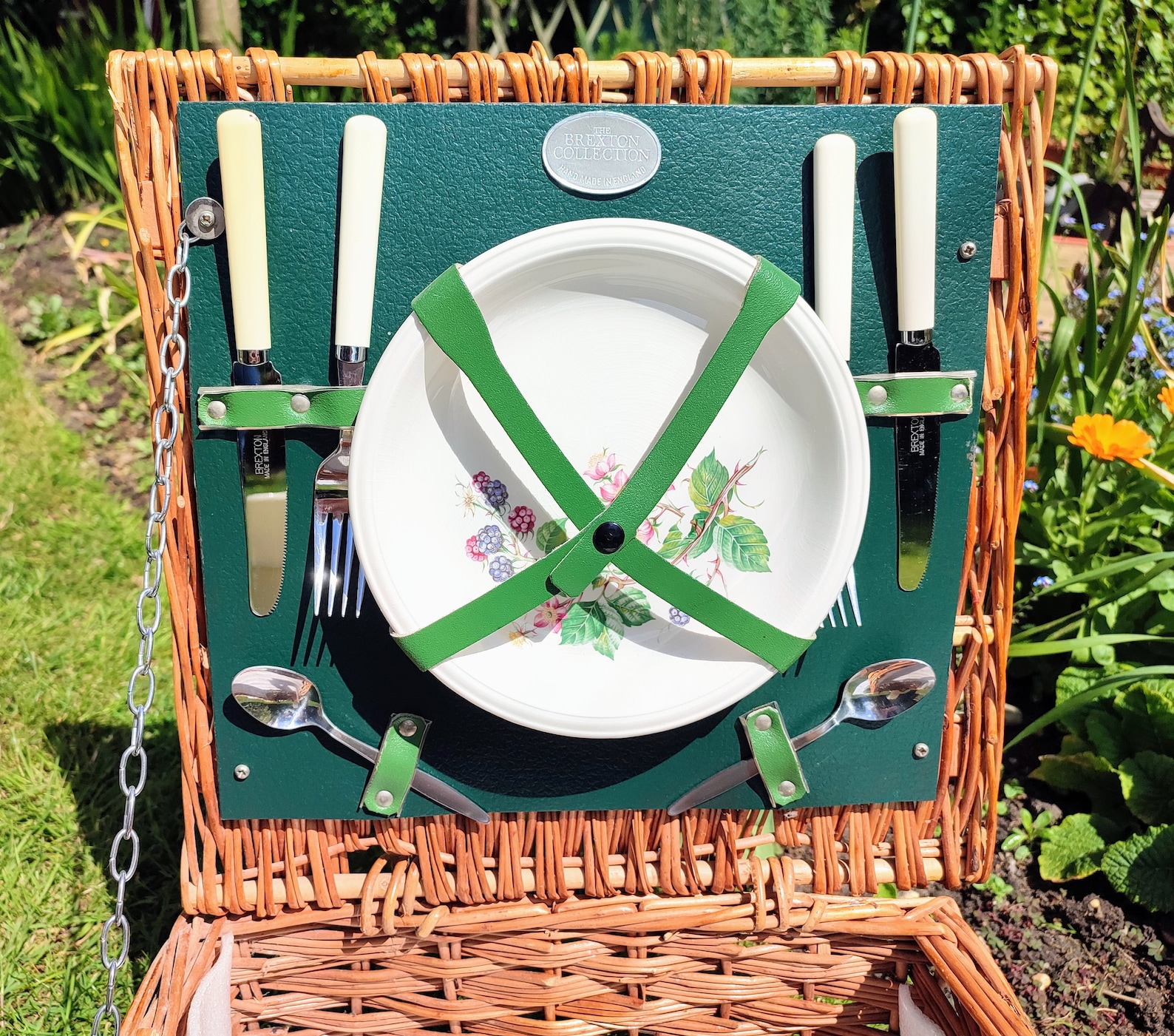 Vintage Brexton Picnic Basket Picnic Hamper Vintage Car Etsy UK
