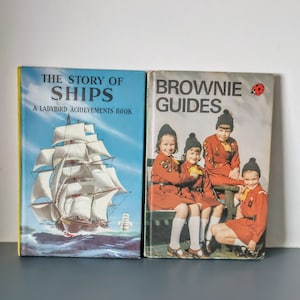 Ladybird book, vintage ladybird books,  Vintage Childrens books, Brownie Guides, The story of Ships