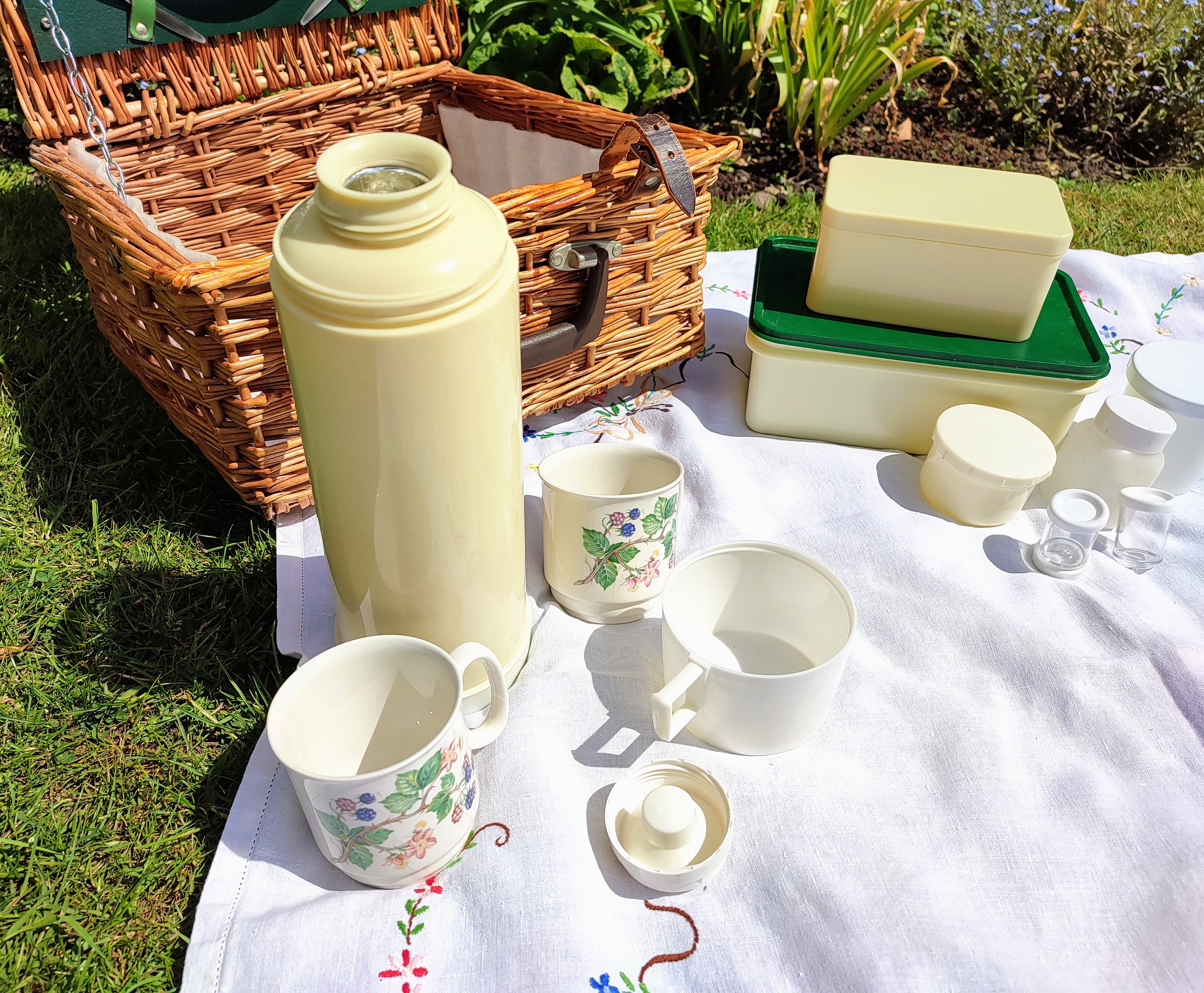 Vintage Brexton Picnic Basket Picnic Hamper Vintage Car Etsy UK