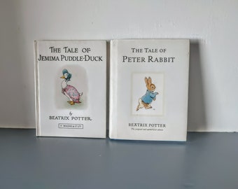 peter rabbit, Peter rabbit book, Jemima Puddle Duck, Beatrix potter books, vintage peter rabbit, children’s  book, naming day gift.