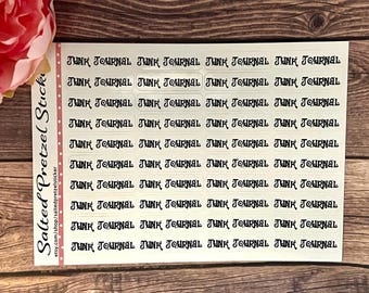 Junk Journal Planner Stickers