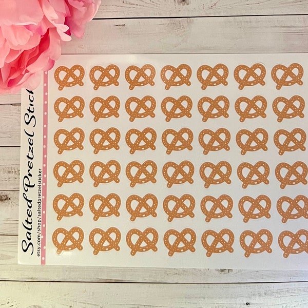 Pretzel stickers