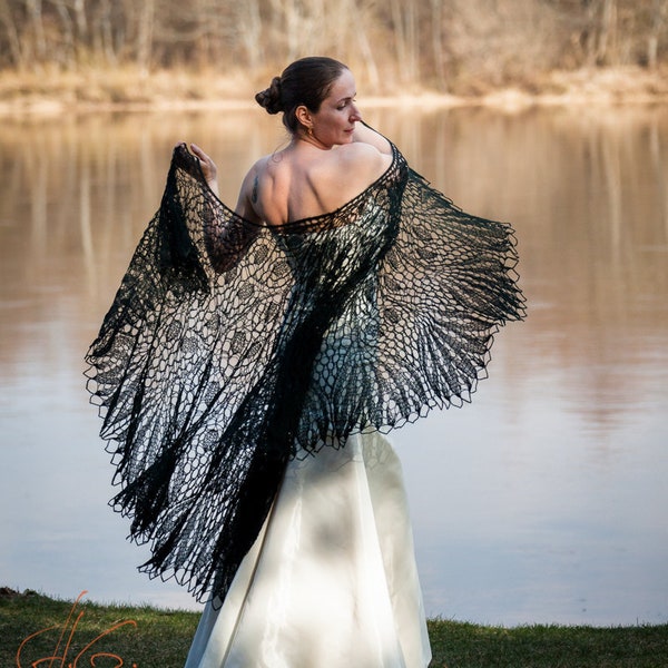 beaded bridal shawl