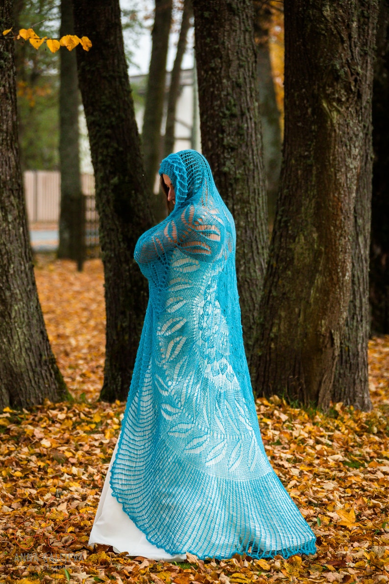 knitted shawl wedding