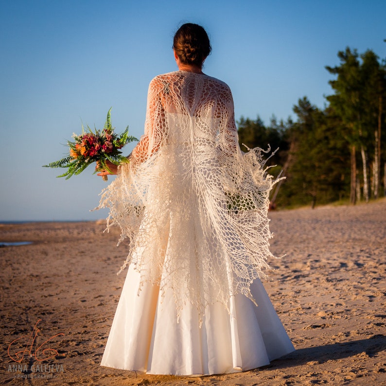 beaded bridal shawl