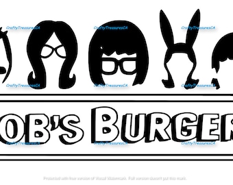 Bobs Burgers Svg Etsy