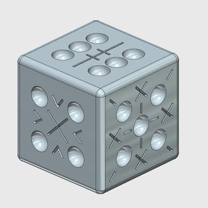 Cult of the Lamb Knucklebones die 3d model stl image 2