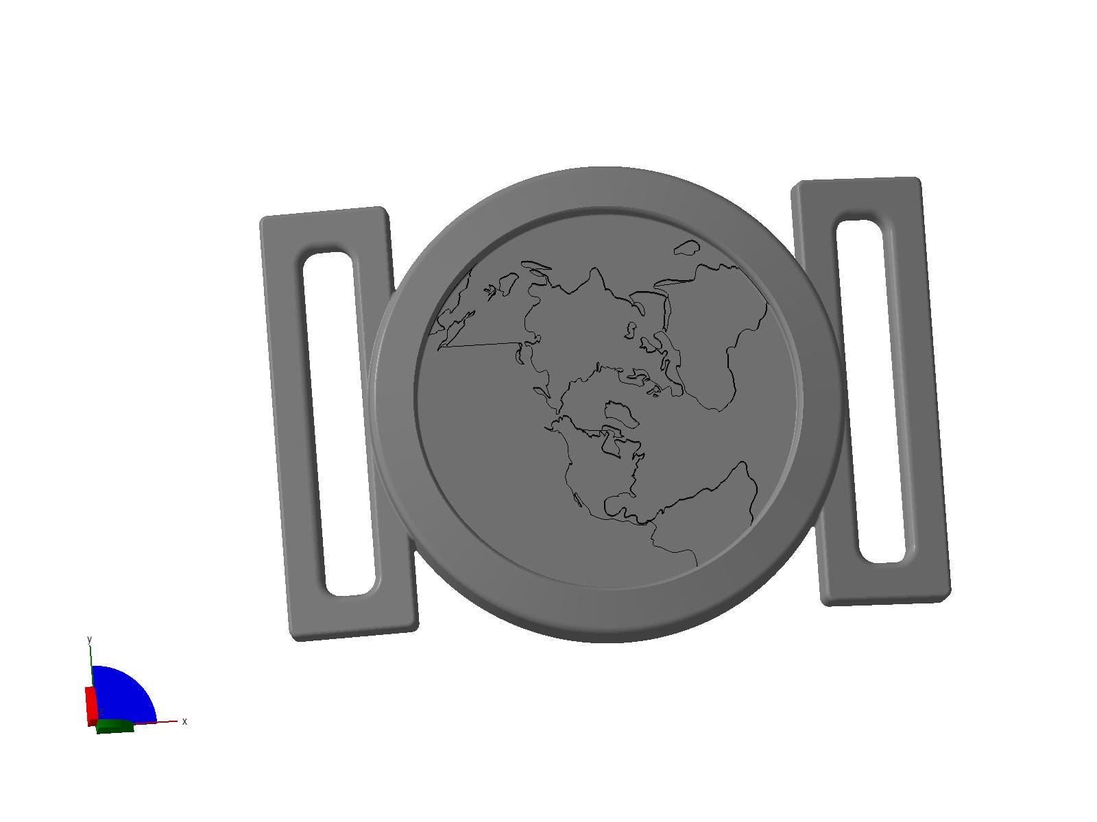 Earth Belt Buckle - Etsy display picture 1