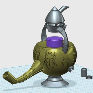 Morrowind style Skooma pipe 3d stl model