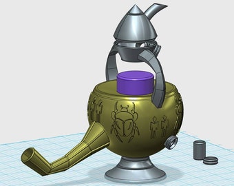 Morrowind style Skooma pipe 3d stl model