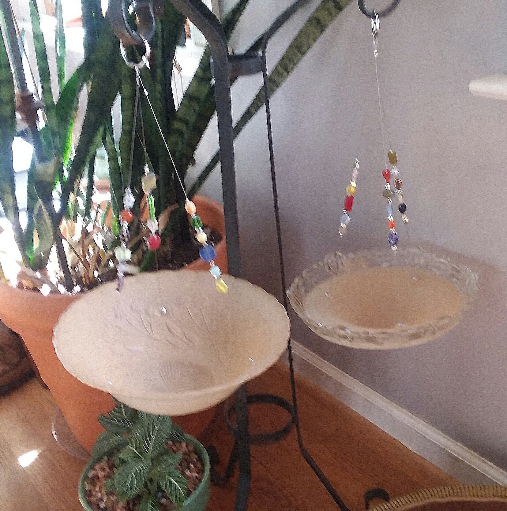 Hanging Planter Converted Vintage Light Fixture Etsy