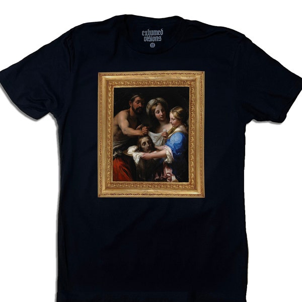 Salome With The Head of Saint John The Baptist - Black Shirt - Onorio Marinari - 17th Century Painting