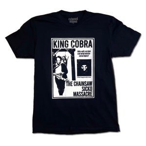 KETTINGZAAG SICKO MASSACRE - Zeefdruk T Shirt - KingCobraJFS - Gotische King Cobra