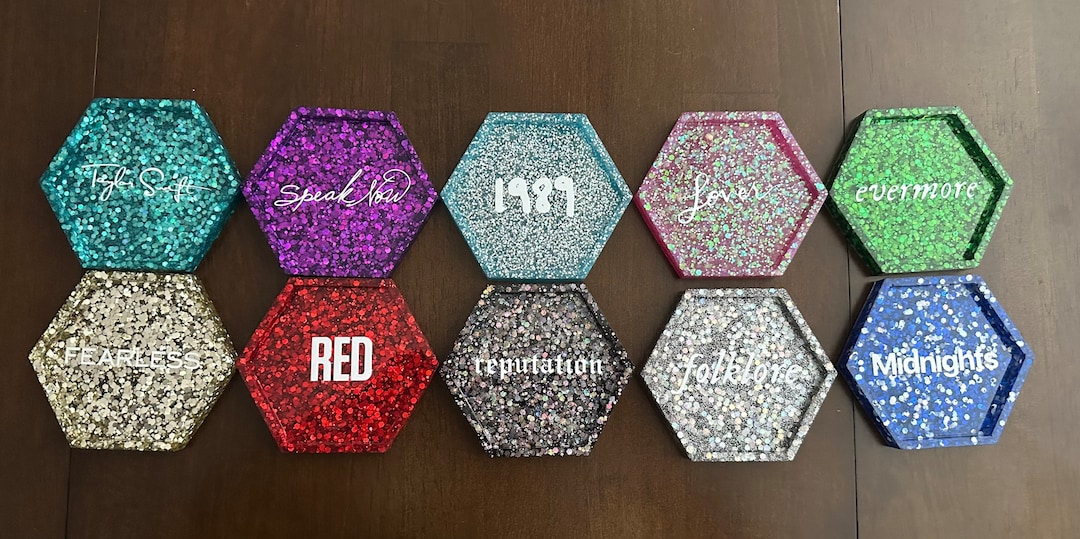 10 Album Coasters Etsy