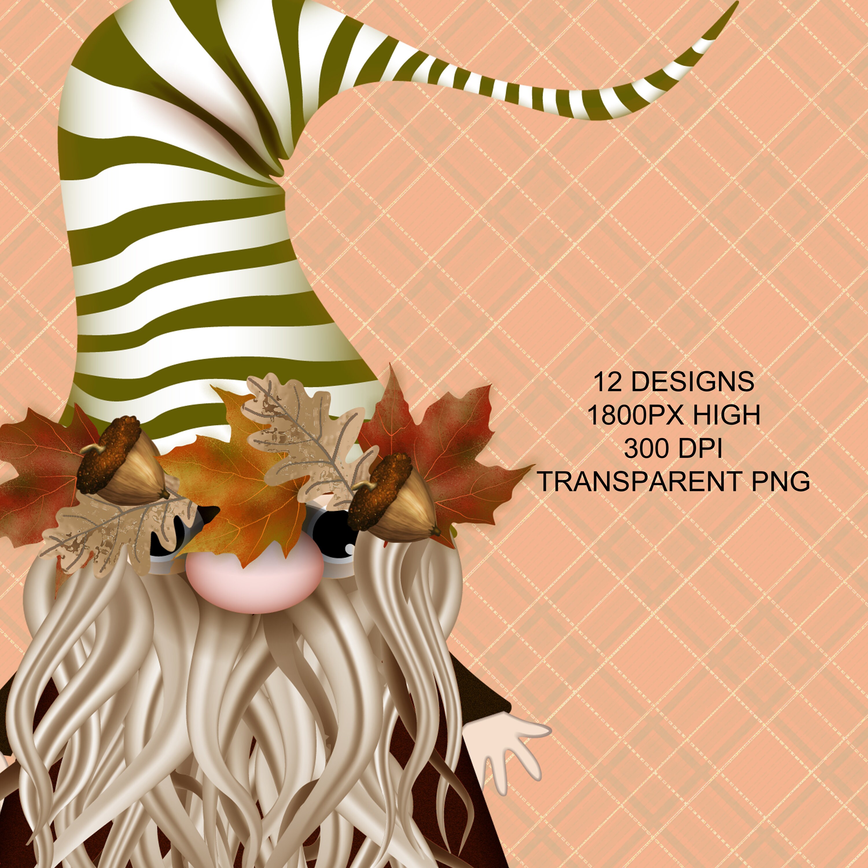 Autumn Gnomes, Fall Gnomes - Fall Clipart Collection - Etsy UK