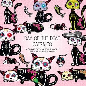 Jour des morts - Collection Clipart Cats & Co.