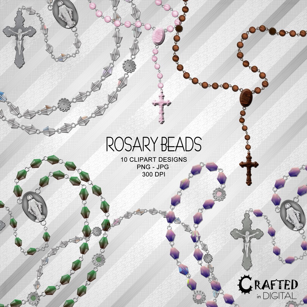 Rosary Beads, Crystal Rosary, Wooden Rosary, Christian Religions