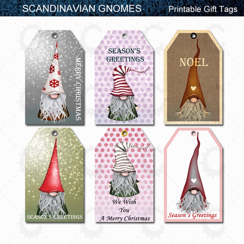 18 Scandinavian Christmas Gnomes Tomte Nisse Santa Elf | Etsy