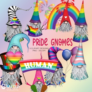 Pride Gnomes - LGBTQ+ Clipart Collectie