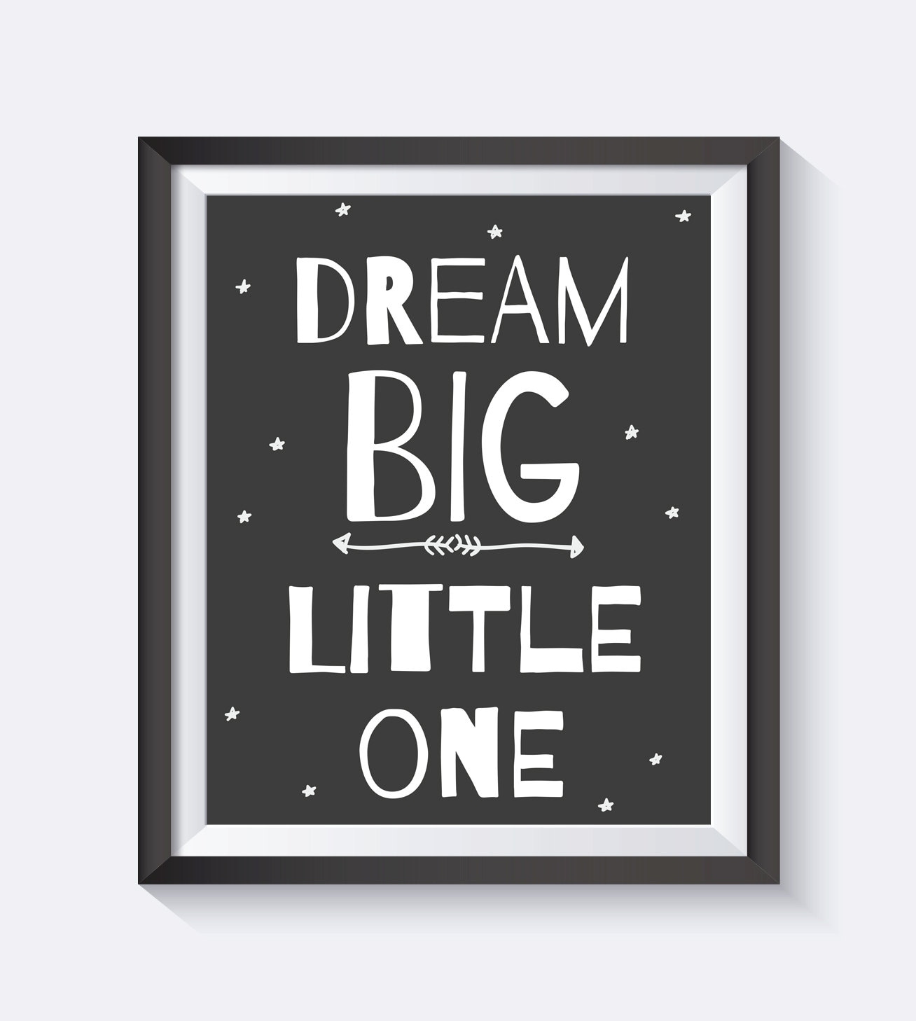 Dream Big Wall Art Nursery Wall Art Star Art Word Art Etsy