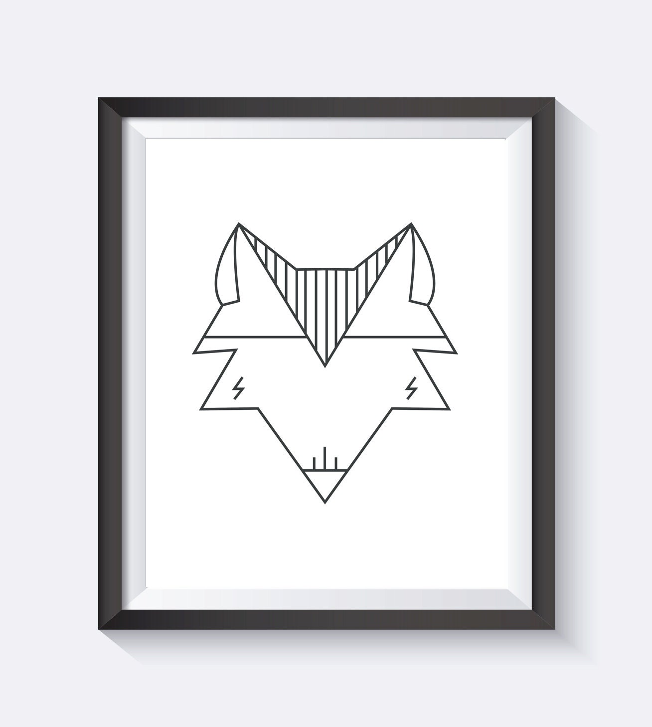 Geometric Animals Printable - Etsy