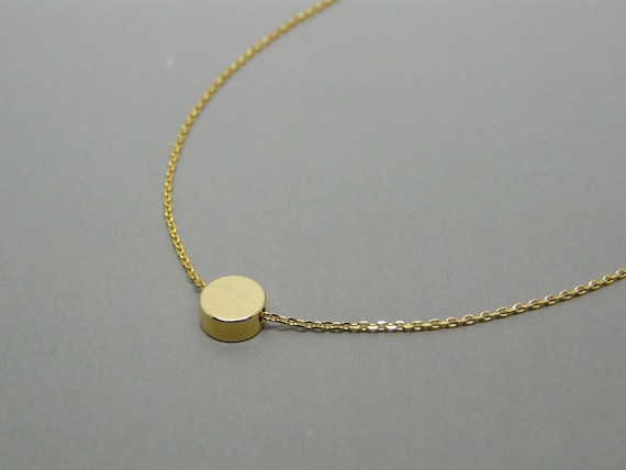 Dainty gold necklace, Minimalist necklace, Delicate gold necklace, Everyday necklace, Dainty gold jewelry, Layering necklace, Gift under 10