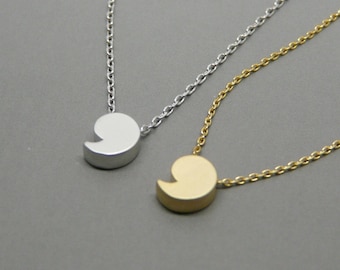 Comma necklace, Apostrophe jewelry, Punctuation symbol pendant, Minimalist necklace, Original gift