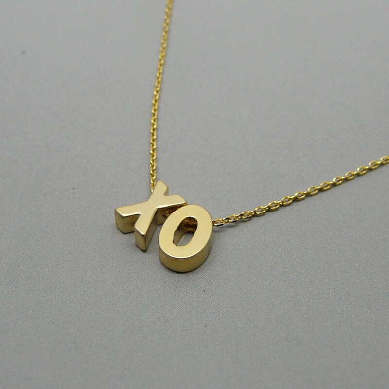 Xo Necklace - Etsy