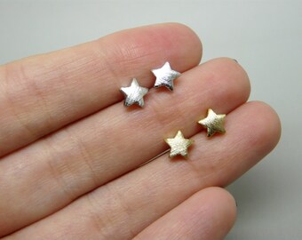 Tiny star Earrings, Star Studs, Gold star Studs, Minimalist Earrings, Everyday star earrings