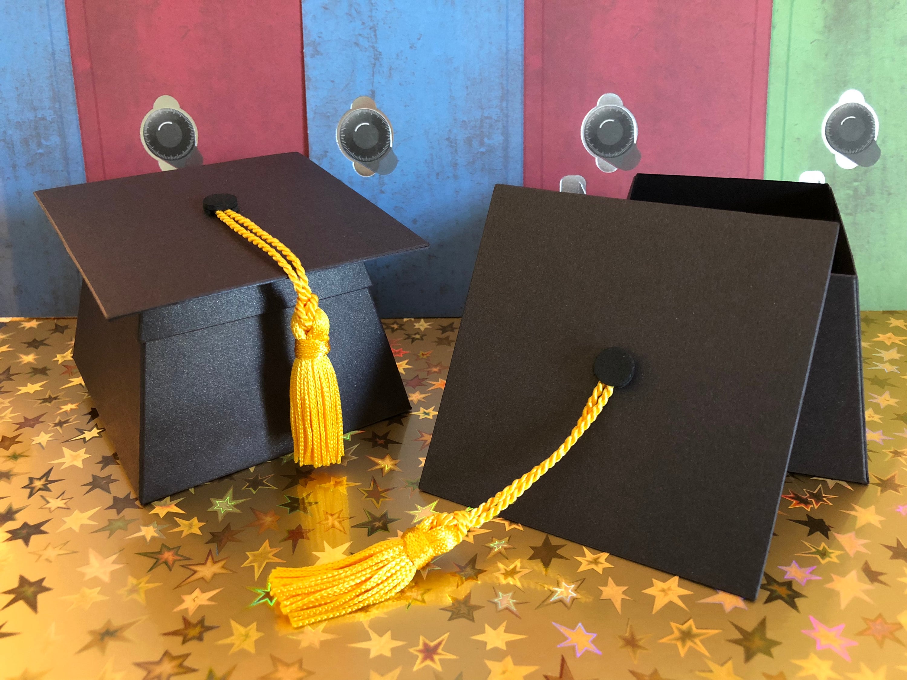 Graduation Hat Box Graduation Party Favor Box Graduation Cap Etsy