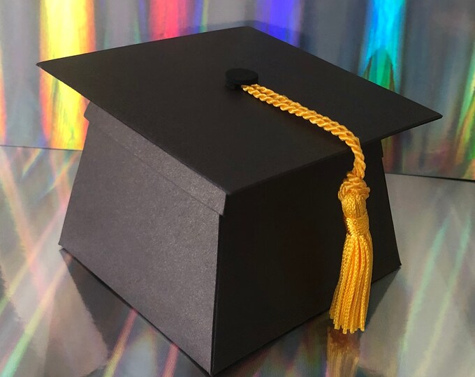 Graduation Hat Box Graduation Party Favor Box Graduation Cap Treat