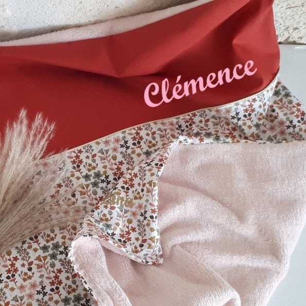 Couverture Bébé Personnalisée Prénom - Ma Première Petite Couverture Couverture 70x90 Petites Fleurs