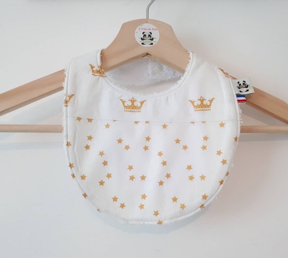 Personalised Bib Crown Bib ** plus de couleurs ** Bébé Cadeau Personnalisé Bébé Cadeau