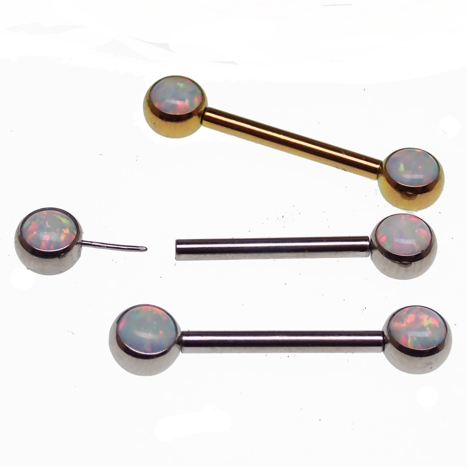 16g Implantat Qualität Titan Push fit fadenlose Brustwarze | Etsy