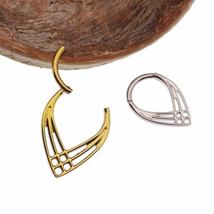 Celtic vibe articulado clicker 8 mm, 10 mm Titanium Clicker · Septum/Helix/Daith/Conch ·16g vendido em unidades