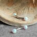 Daith Piercing,white Fire Opal 16G Curved Barbell,Rook Earring,Cartilage,Helix,Eyebrow,Tragus,Surgical Steel Internally Threaded