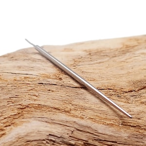 Threadless Push Fit 30mm Ear Taper Implant Grade Titanium 18g, 16g, 14g