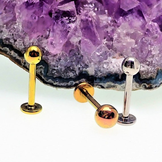 Taffstyle Piercing A Sfera Con Cristallo | Labbro Orecchio Naso - Foto 7