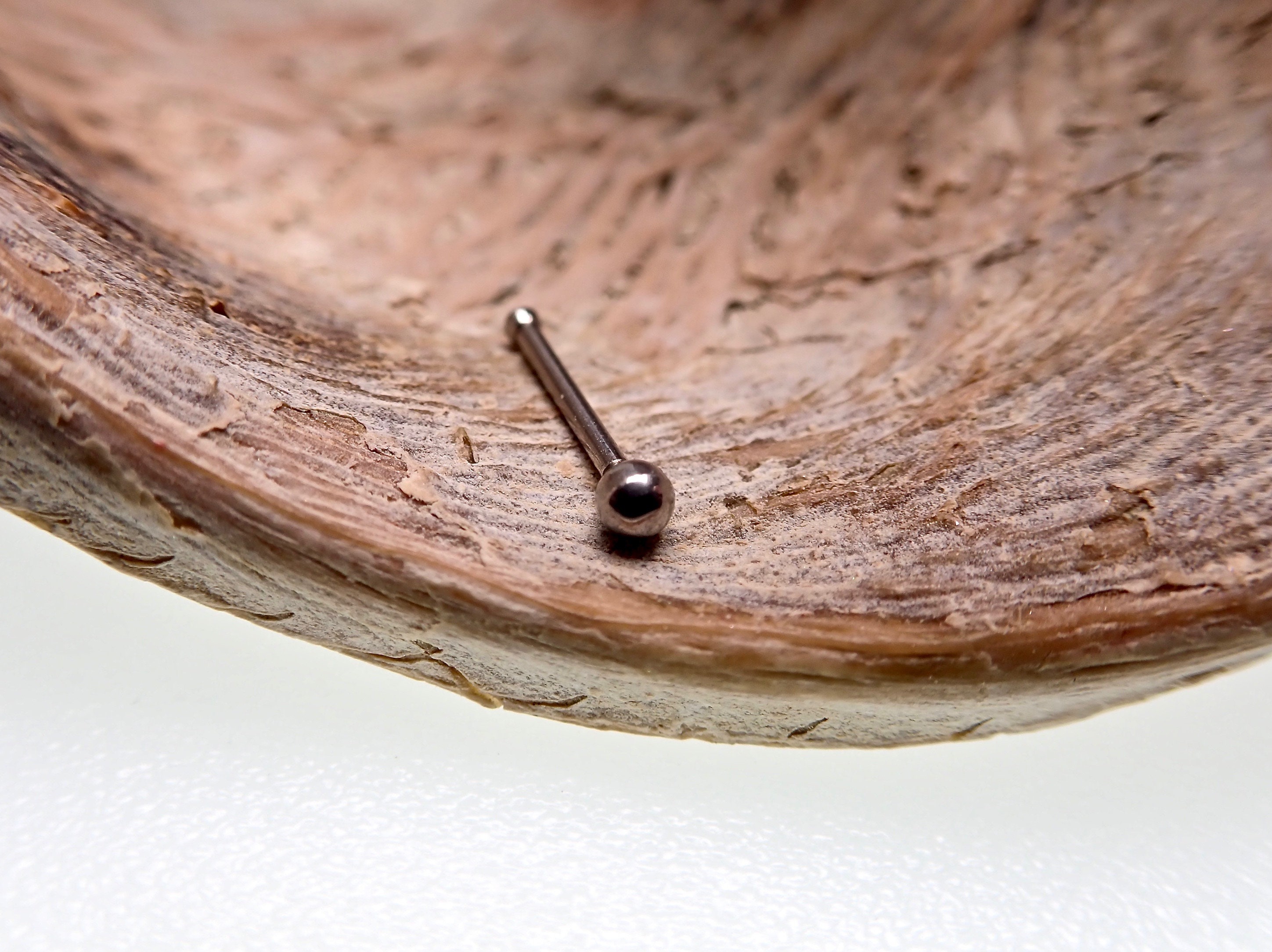 8 Confezione Chirurgico Acciaio L Piegare Naso Bottone Anelli - Foto 7