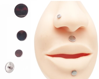 Piercing disque plat en titane pour implants - TOP SEULEMENT 18 g, 16 g, 14 g